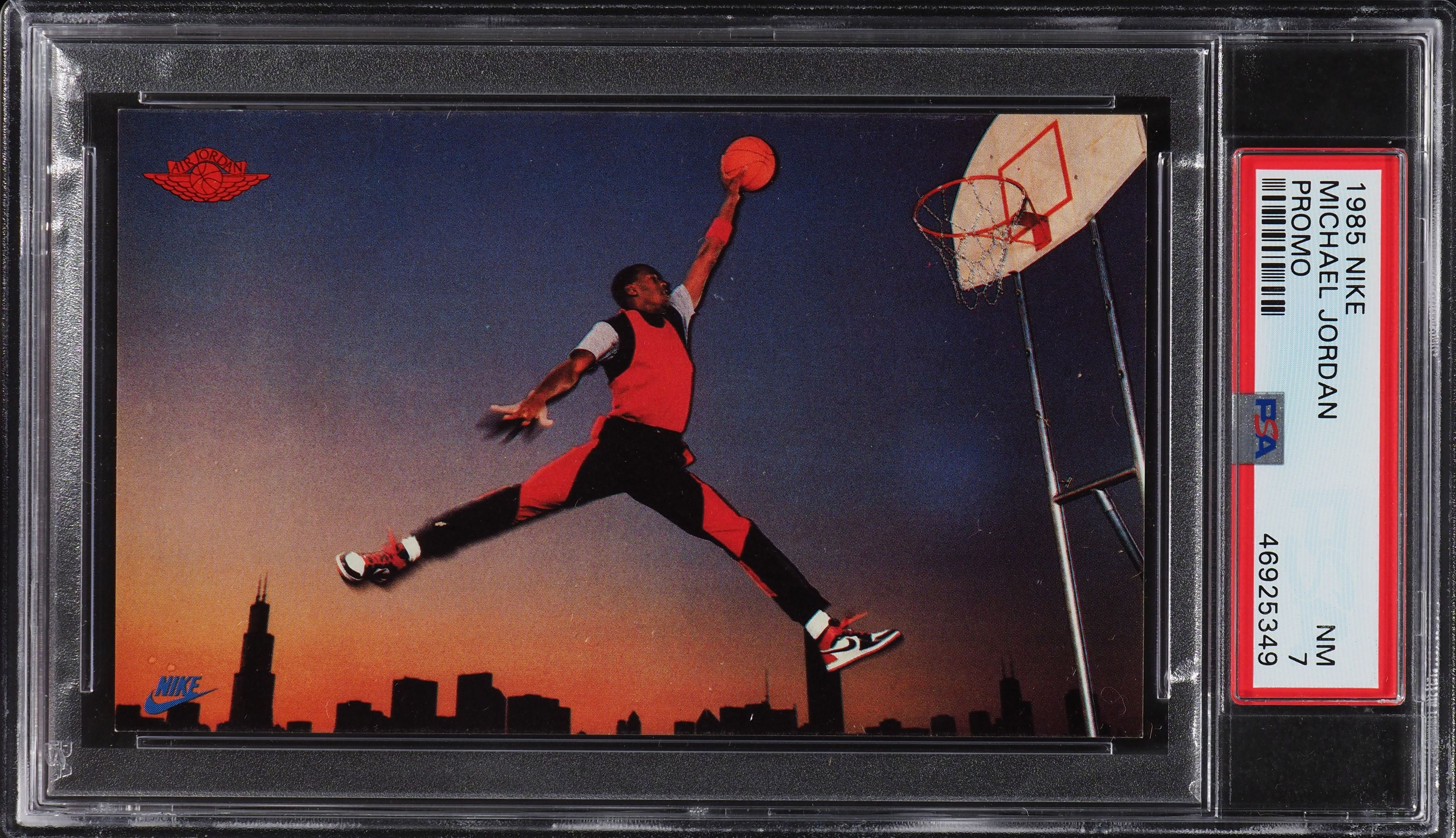 1985 Nike Promo Michael Jordan ROOKIE PSA 7 NRMT on Fanatics Collect