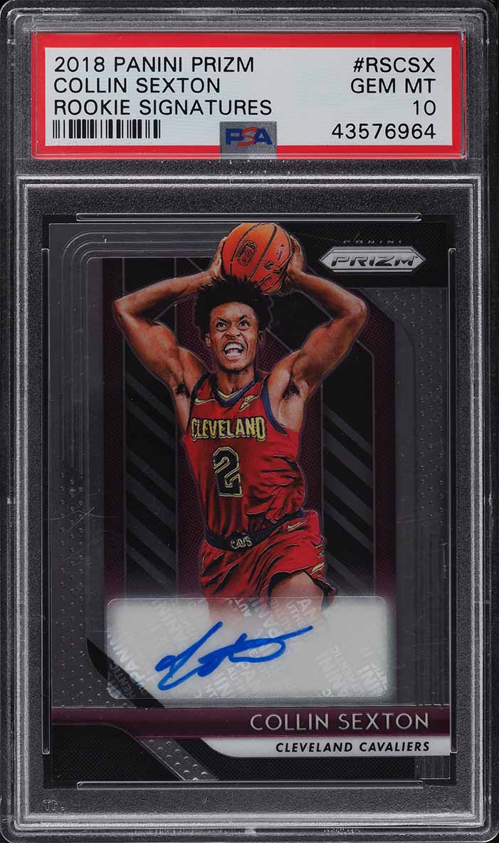 2018 Panini Prizm Signatures Collin Sexton ROOKIE RC AUTO #RSCSX