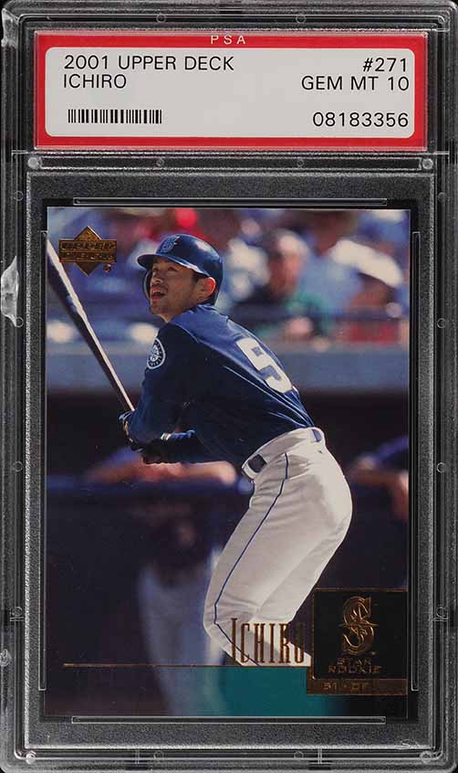 アッパーデック　ICHIRO バットカード 2002 アッパーデック イチロー PSA 10 【公式通販】