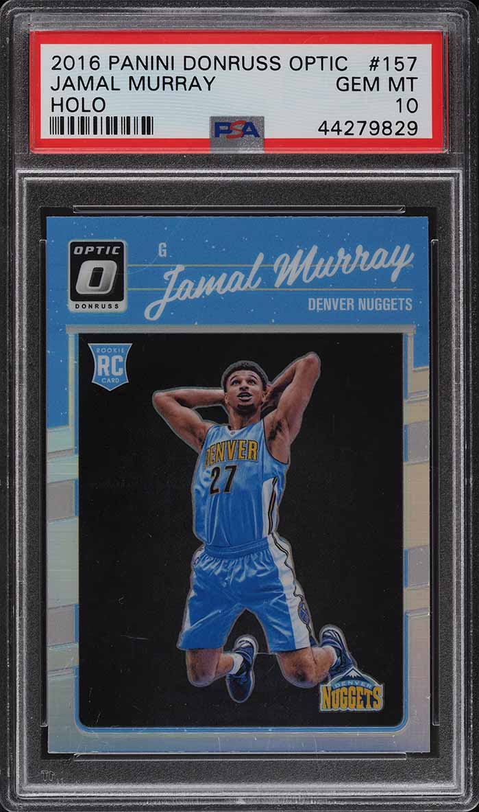 2016 Donruss Optic Holo Jamal Murray ROOKIE RC #157 PSA 10 GEM MINT
