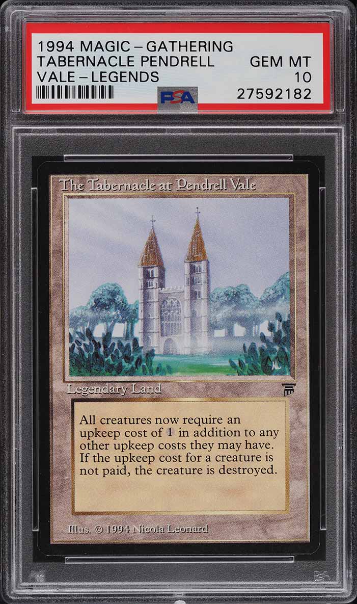 1994 Magic The Gathering MTG Legends The Tabernacle At Pendrell Vale PSA 10 GEM