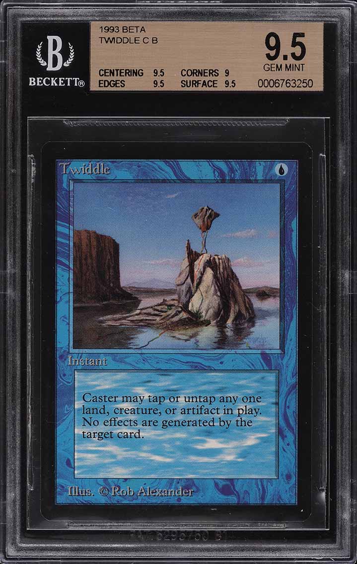 1993 Magic The Gathering MTG Beta Twiddle C B #267 BGS 9.5 GEM MINT