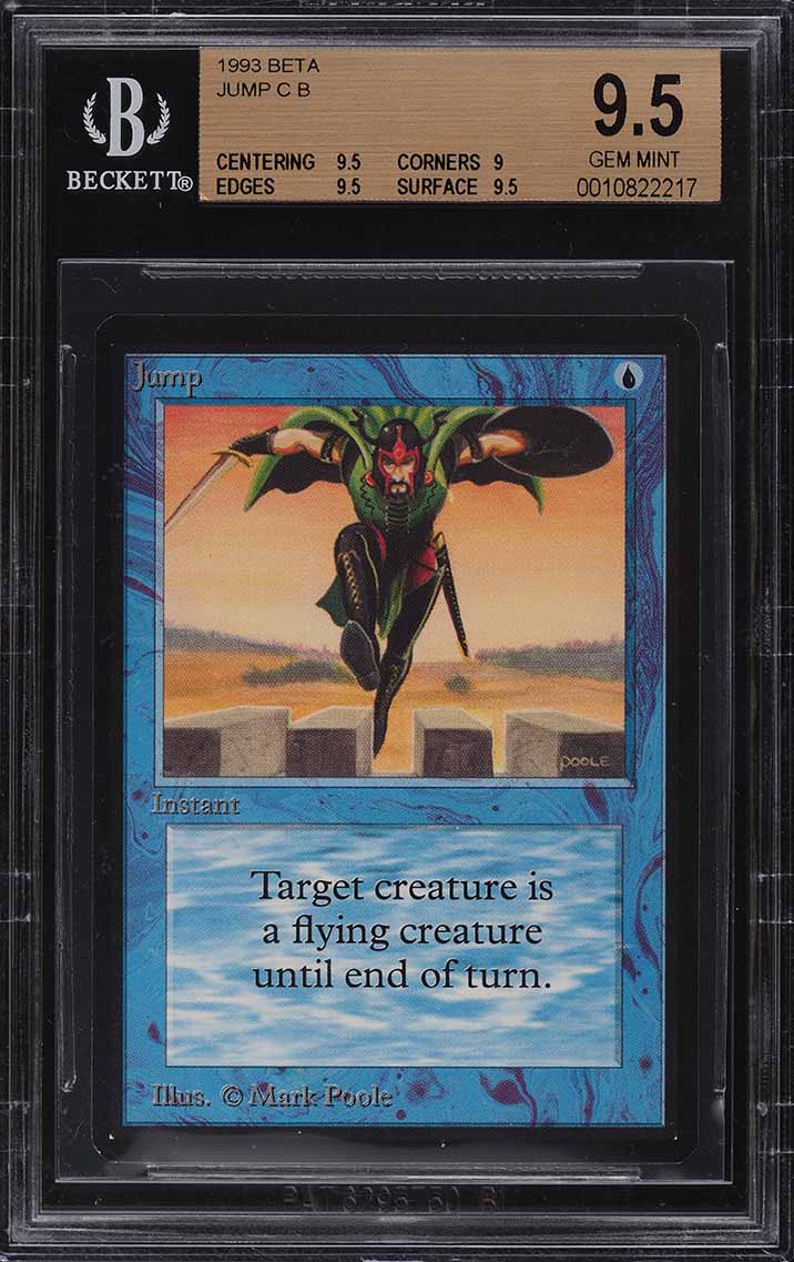 1993 Magic The Gathering MTG Beta Jump C B BGS 9.5 GEM MINT