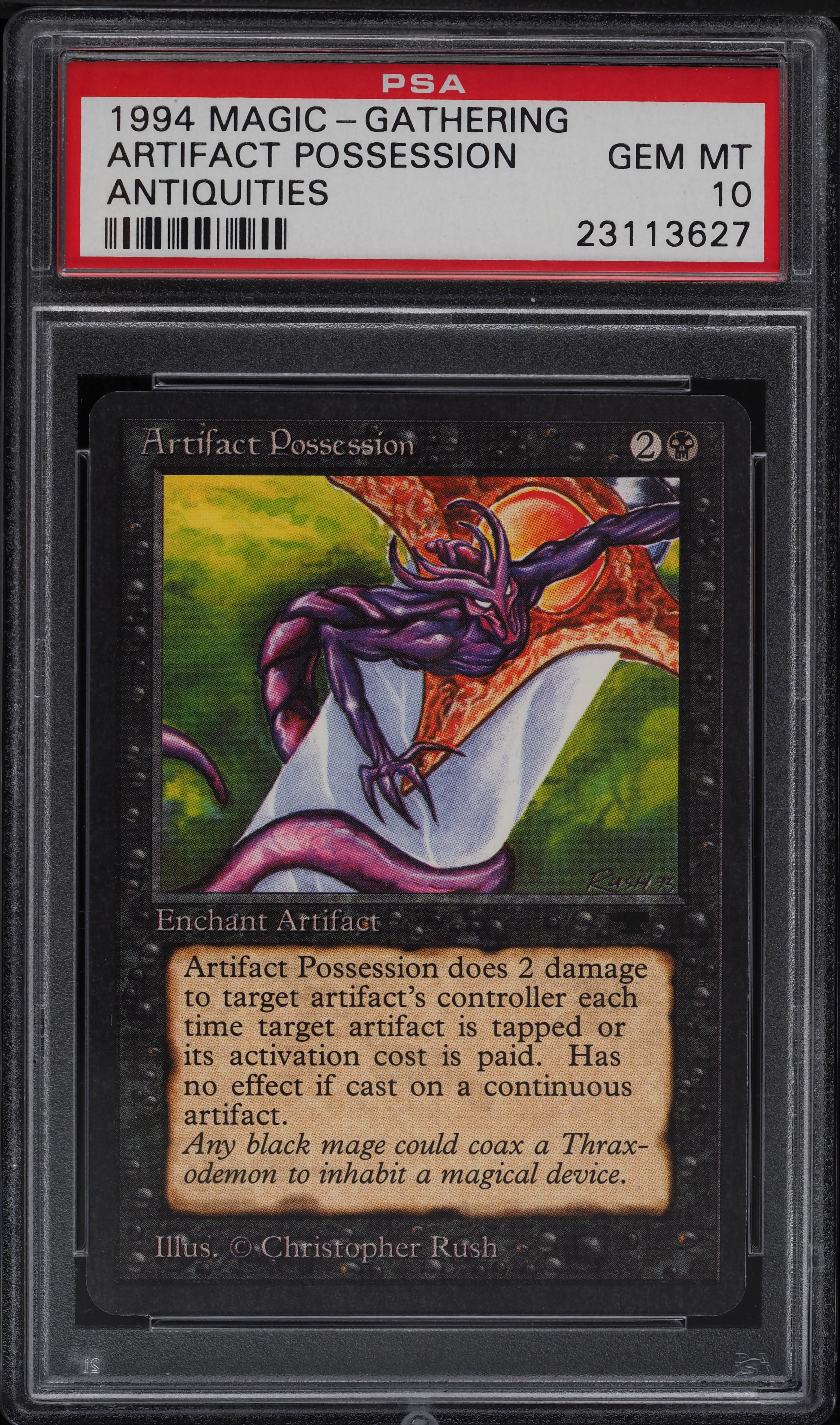 1994 Magic The Gathering MTG Antiquities Artifact Possession PSA