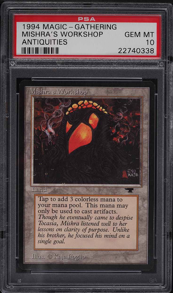 1993 Magic The Gathering MTG Arabian Nights Ring Of Ma'ruf PSA 9