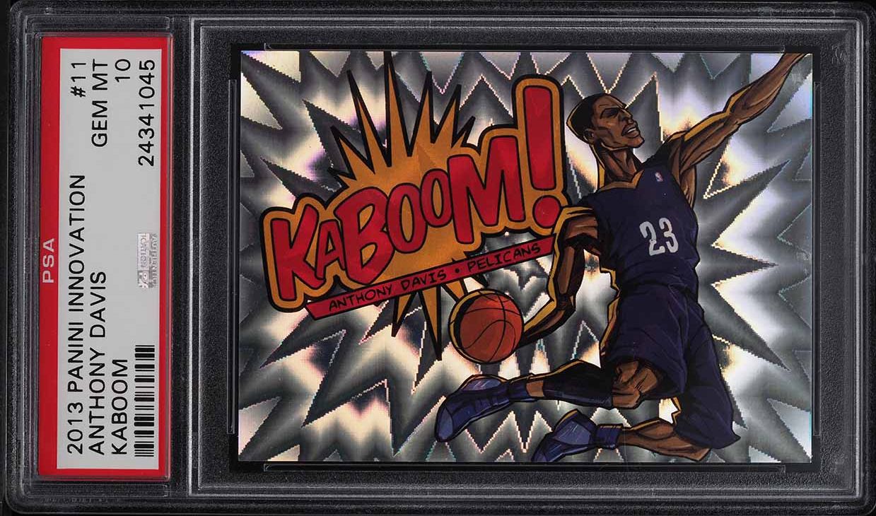 2013 Panini Innovation Kaboom! Anthony Davis #11 PSA 10 GEM MINT
