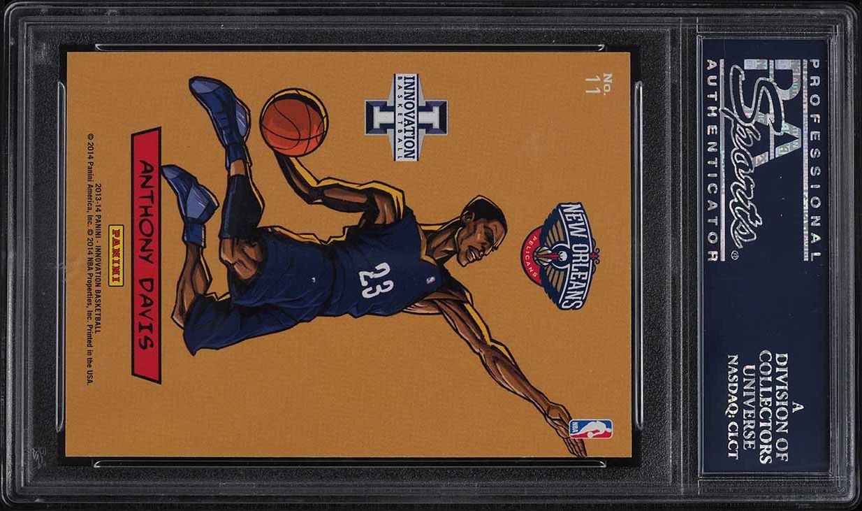 2013 Panini Innovation Kaboom! Anthony Davis #11 PSA 10 GEM MINT