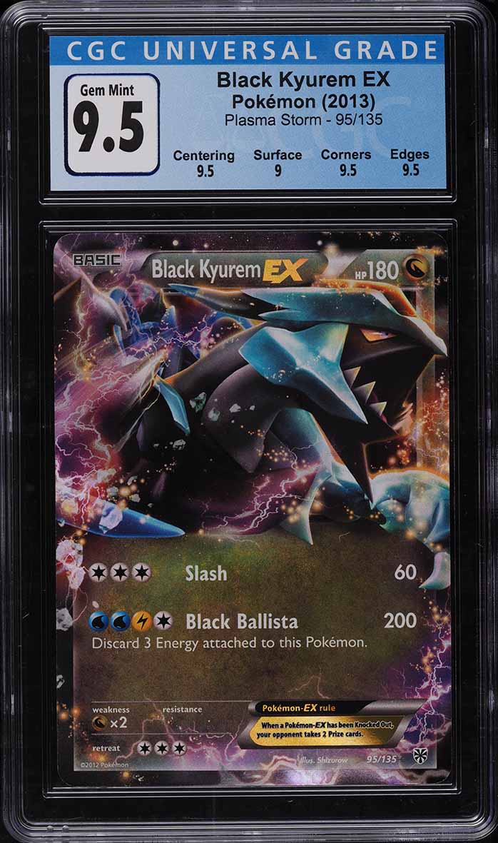 Pokemon Black Kyurem EX (95) Black and White Plasma Storm Holo
