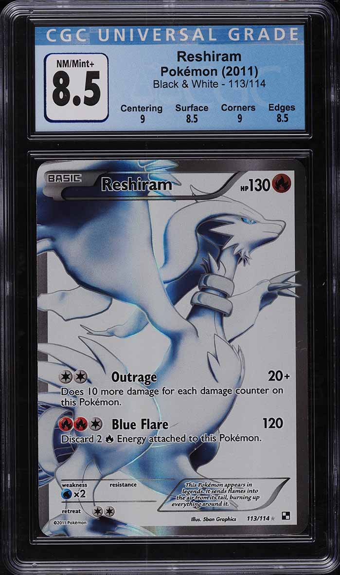 2021 Pokemon Japanese 25th Anniversary Collection Reshiram #010