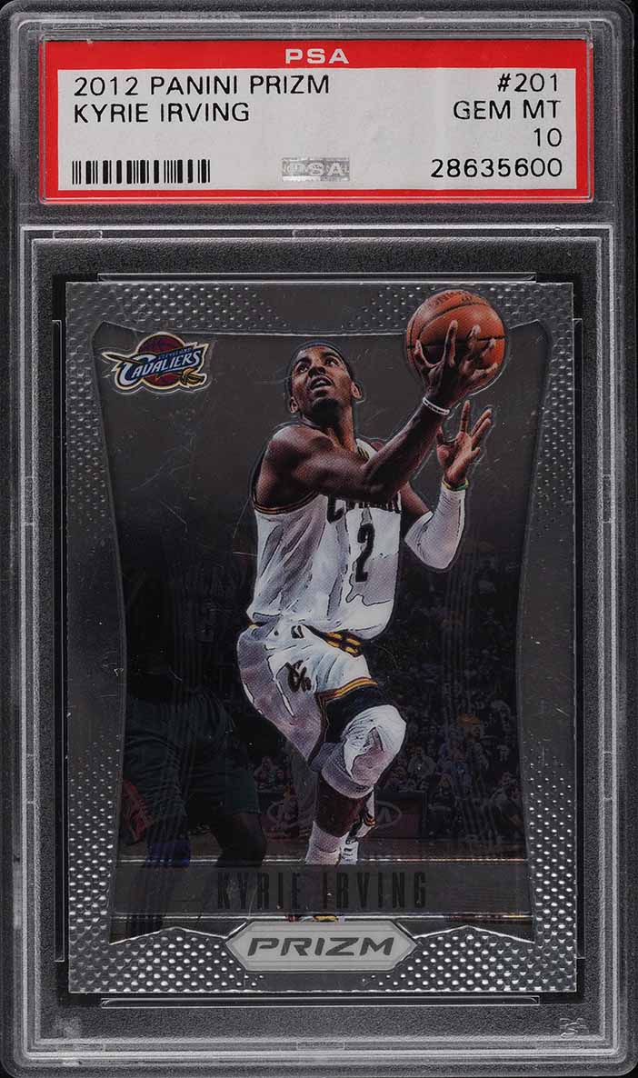 2012 Panini Prizm Kyrie Irving ROOKIE #201 PSA 10 GEM MINT