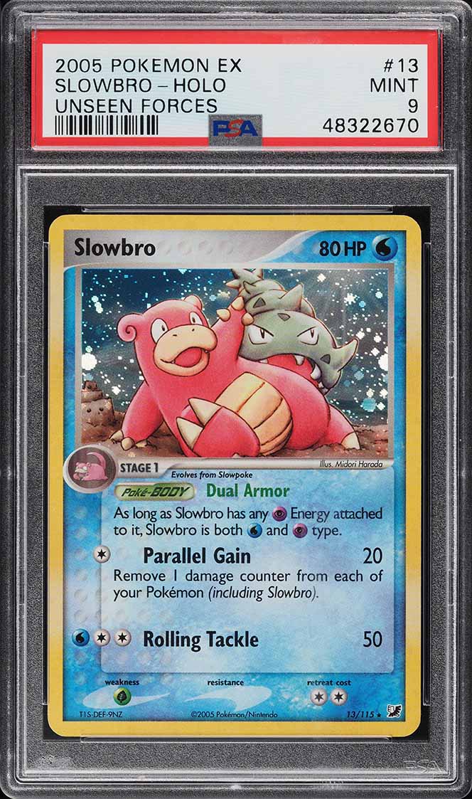 pokemon card slowbro Vintage Uncommon - Slowbro Fossil Non-Holo Pokemon Card 43/62 main image 0