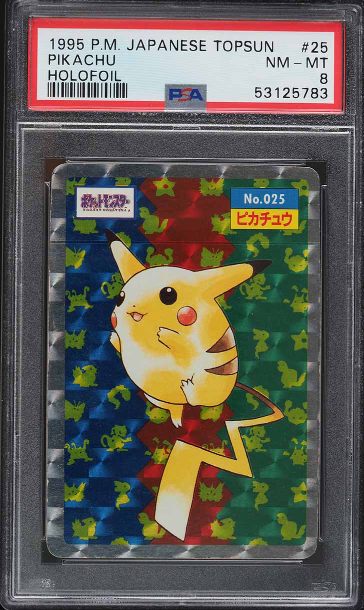1997 Pokemon Japanese Topsun Holofoil Pikachu #25 PSA 10 GEM MINT