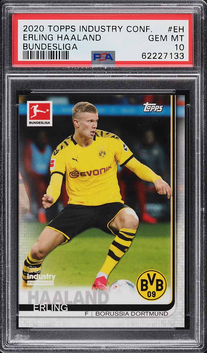 2020 Topps Industry Conference Bundesliga Erling Haaland ROOKIE