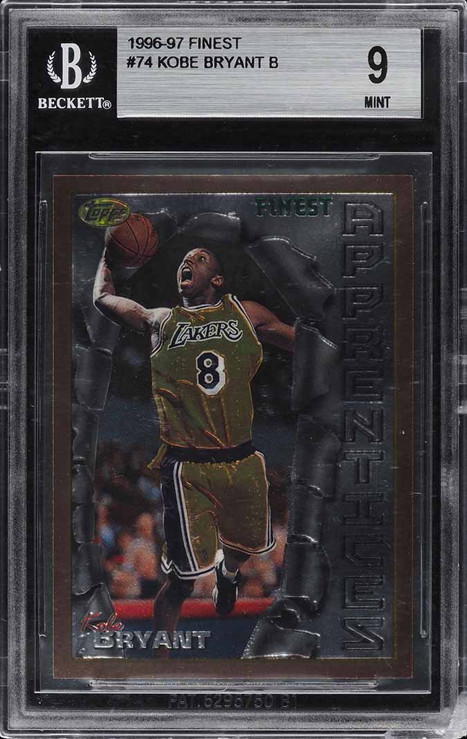 1996 Finest Bronze Kobe Bryant ROOKIE #74 BGS 9 MINT