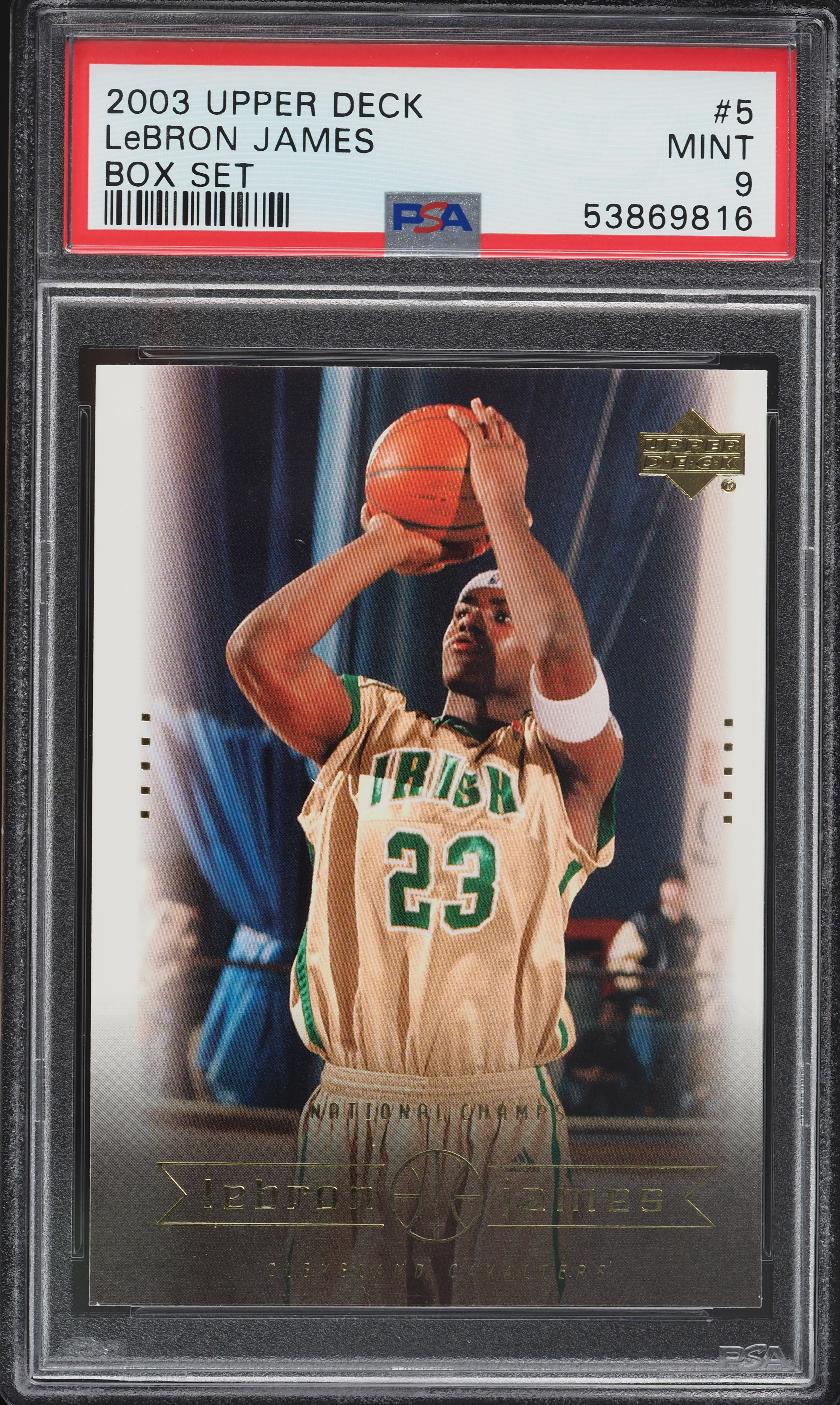 その他 2003 UD Lebron james RC PSA 9 2003-04 Upper Deck Box Set LeBron James Rookie PSA 9 MINT