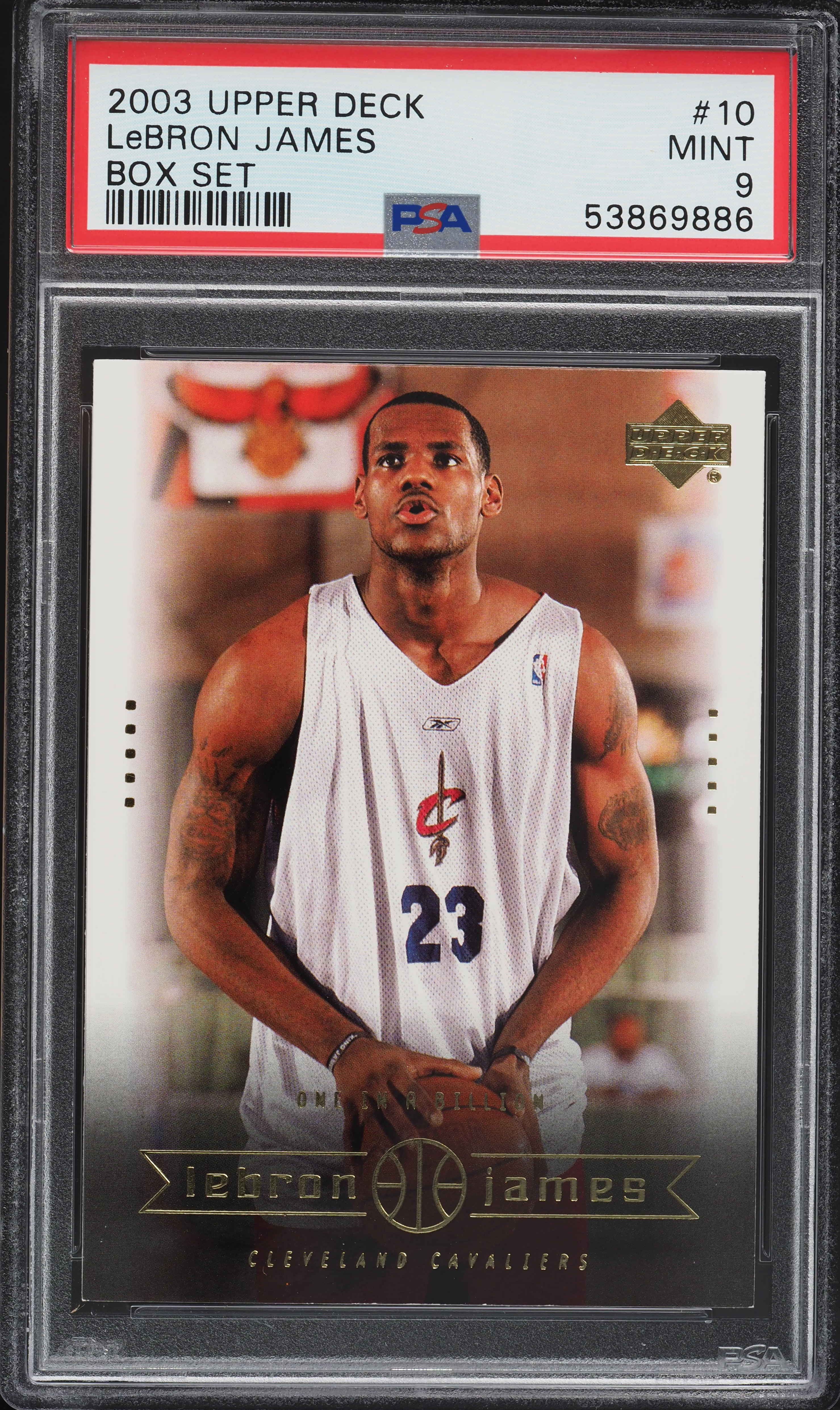 その他 2003 UD Lebron james RC PSA 9 2003-04 Upper Deck Box Set LeBron James Rookie PSA 9 MINT