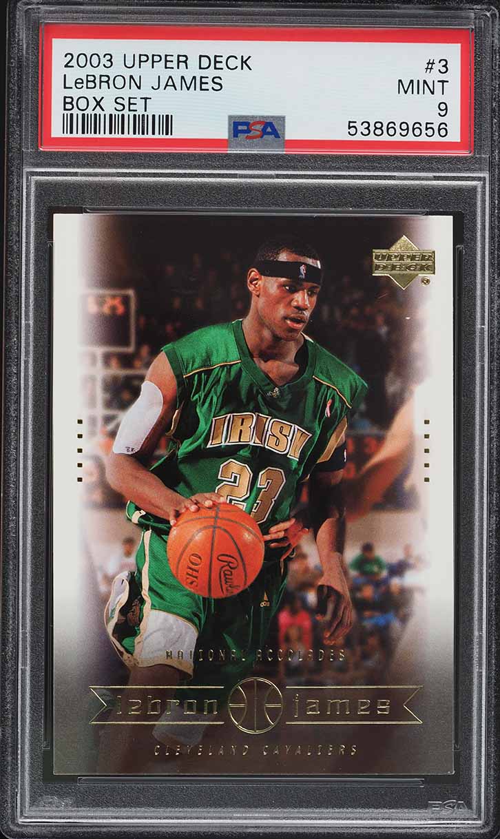 2003 Upper Deck Box Set LeBron James ROOKIE RC #3 PSA 9 MINT
