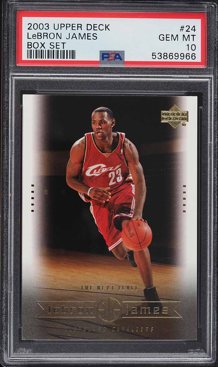 2003 Upper Deck Box Set LeBron James ROOKIE RC #24 PSA 10 GEM MINT