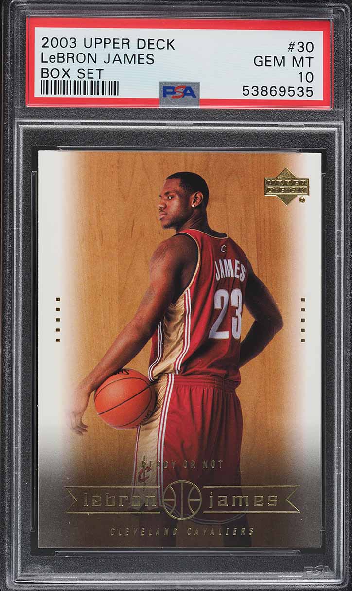 その他 Lebron James rc topps 2003 Upper Deck Box Set LeBron James ROOKIE RC #30 PSA 10 GEM MINT