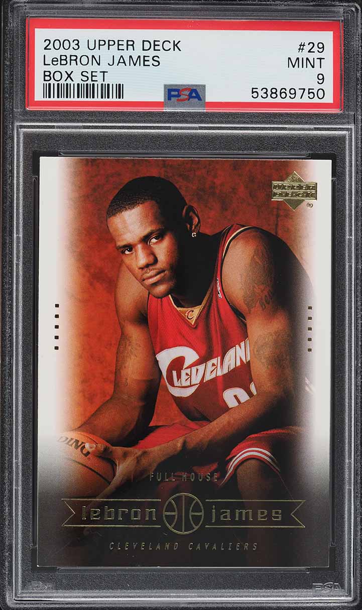2003 Upper Deck Box Set LeBron James ROOKIE RC #29 PSA 9 MINT