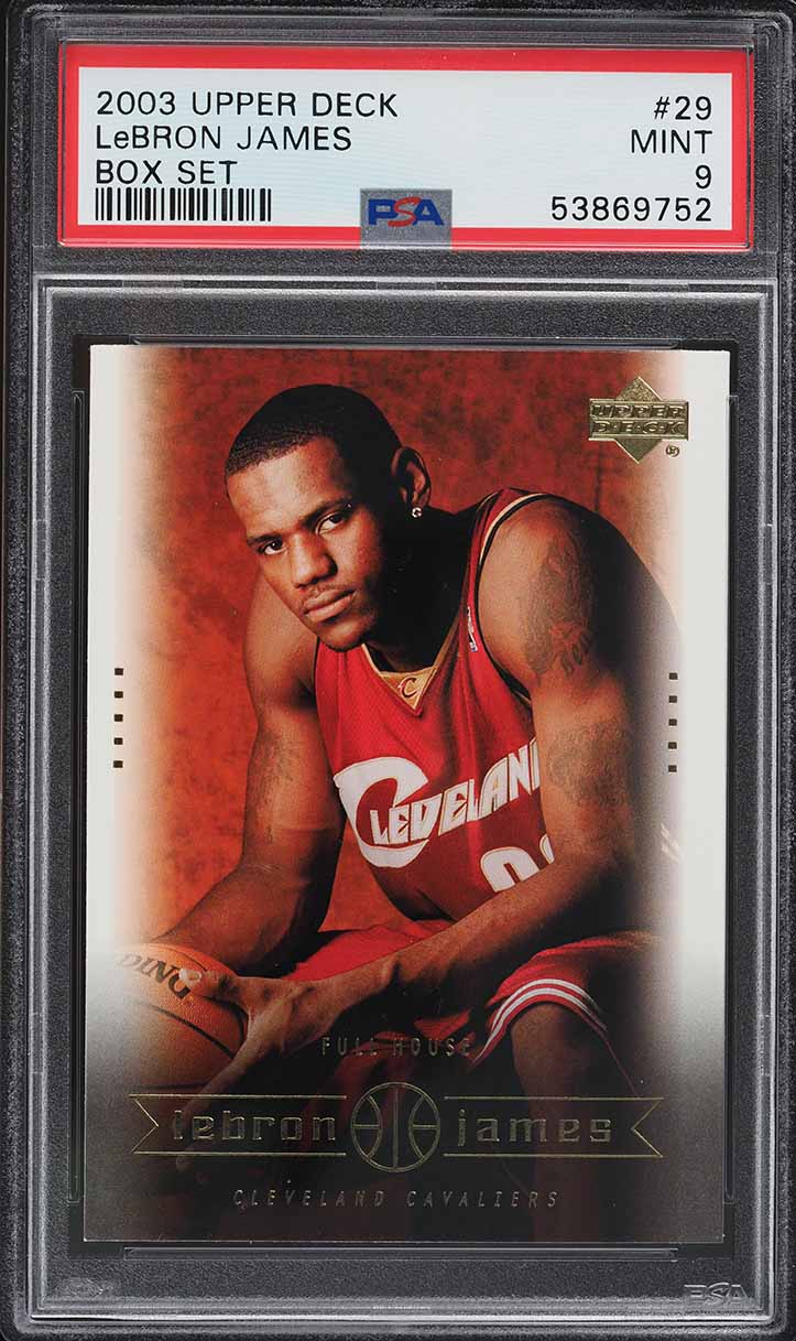 2003 Upper Deck Box Set LeBron James ROOKIE RC #29 PSA 9 MINT