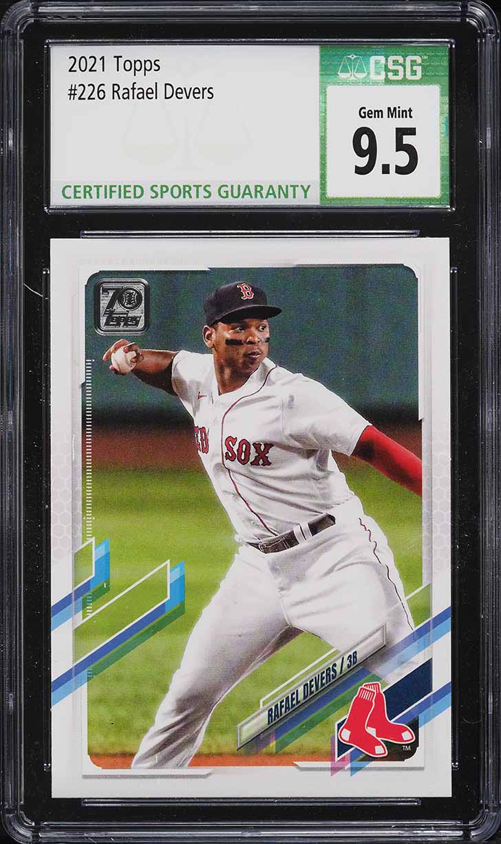 2021 Topps Rafael Devers #226 CSG 9.5 GEM MINT