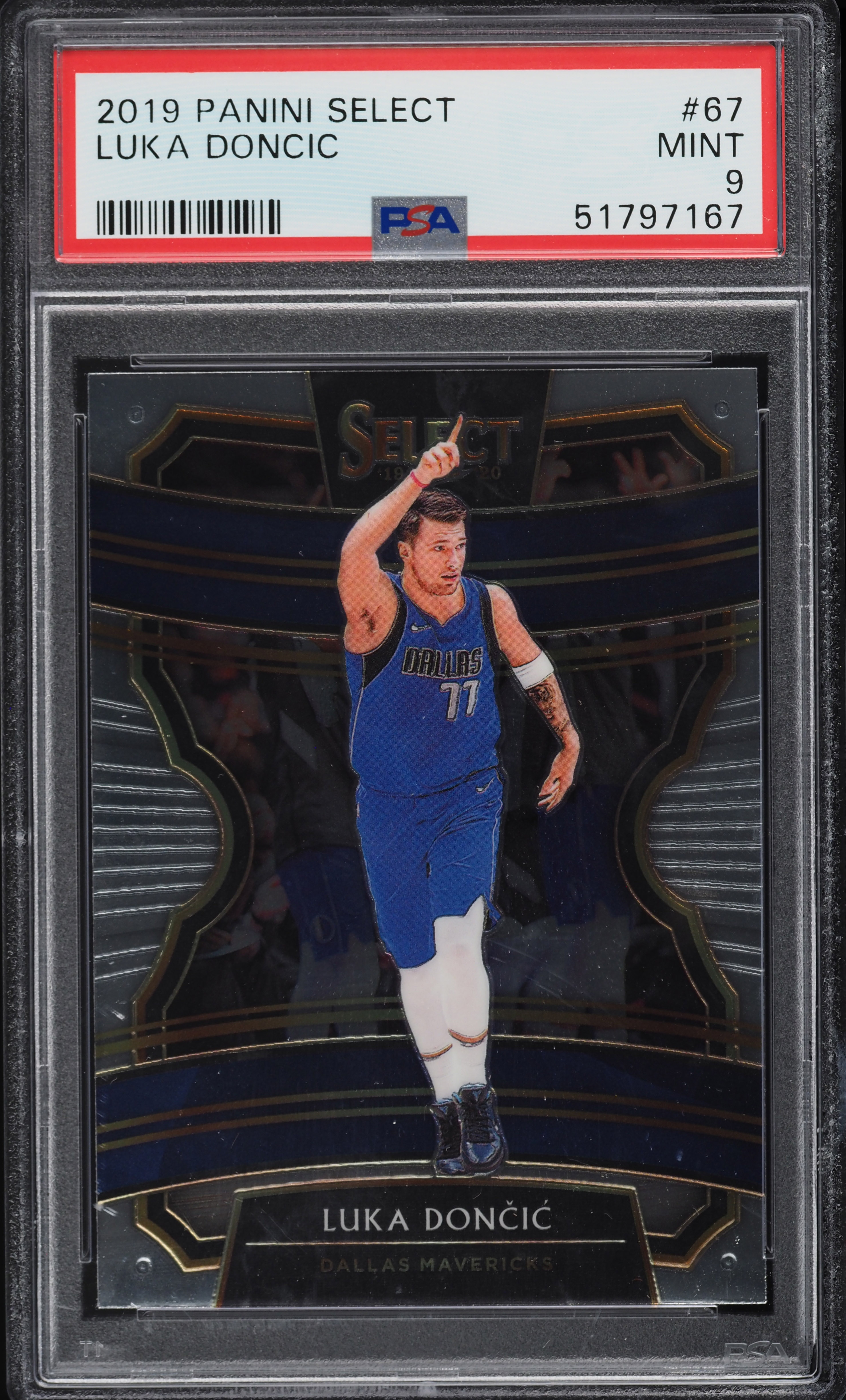 2019 Select Concourse Luka Doncic #67 PSA 9 MINT on Fanatics Collect