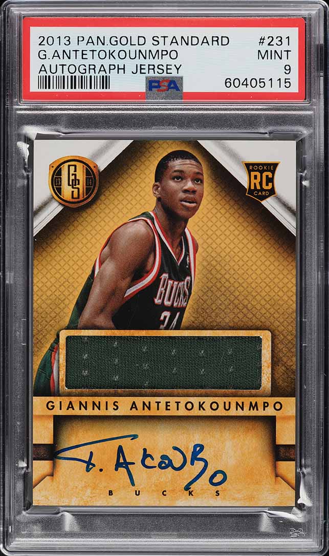 2013 Panini Gold Standard Giannis Antetokounmpo RC PATCH AUTO DNA