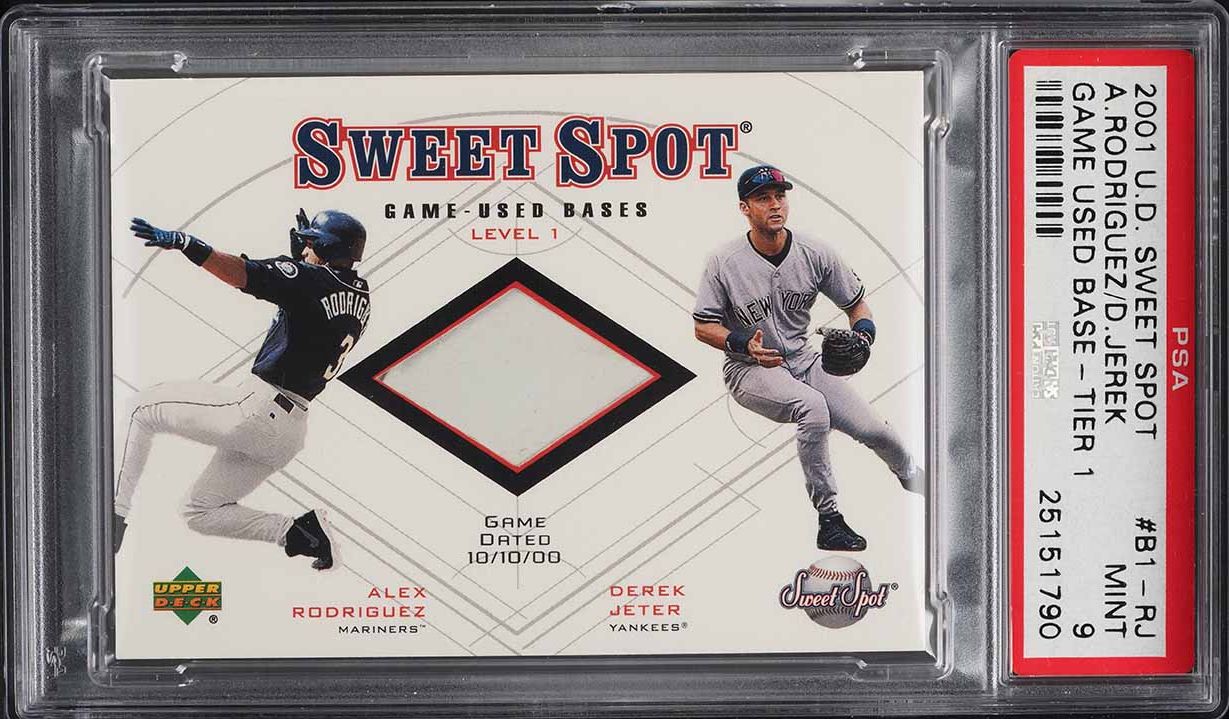2001 UPPER DECK SWEET SPOT GAME USED JERSEY ICHIRO SUZUKI 