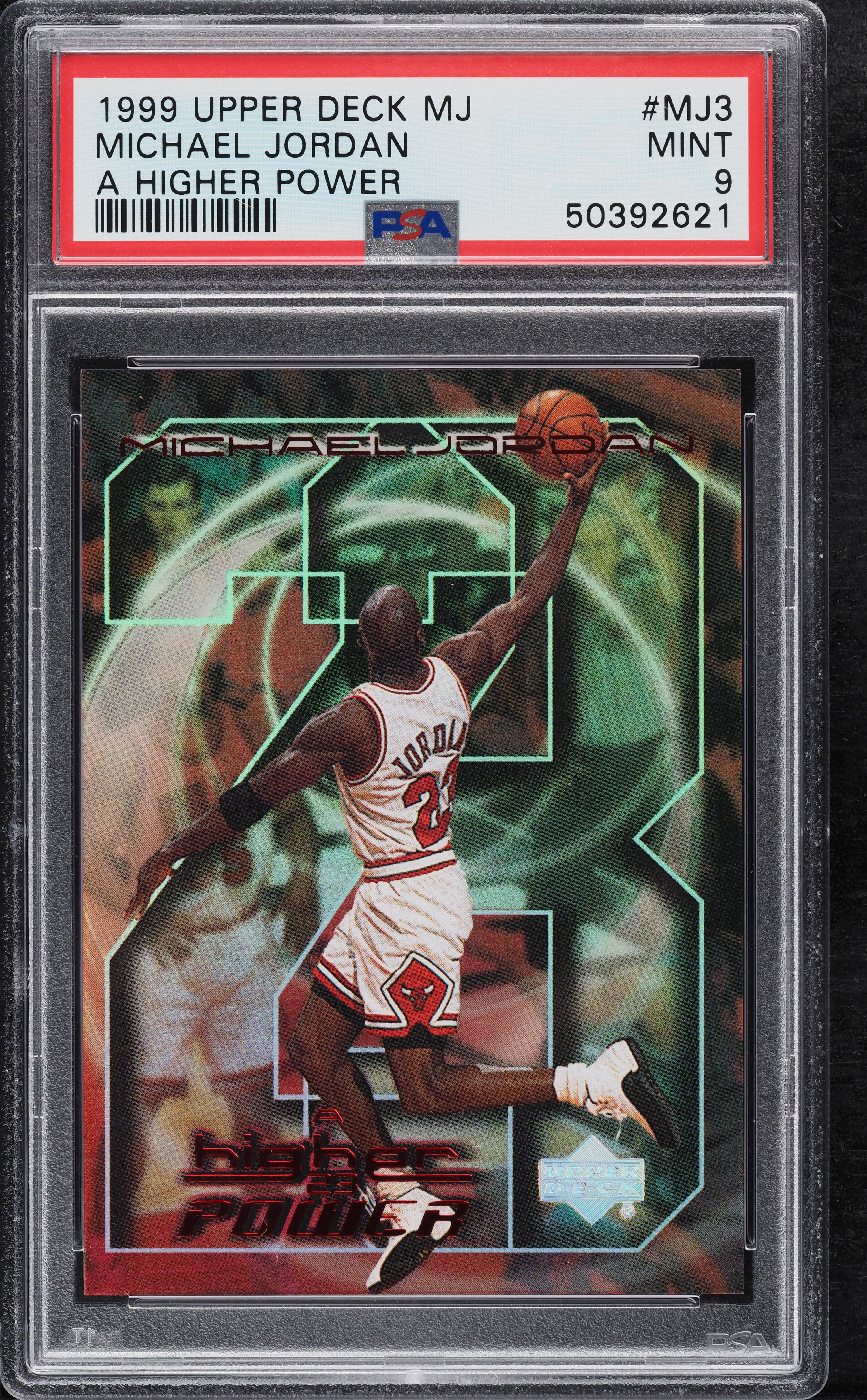 1999 Upper Deck MJ A Higher Power Michael Jordan #MJ3 PSA 9 MINT