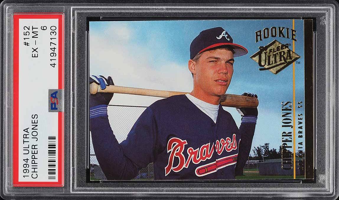 1994 Ultra Chipper Jones ROOKIE #152 PSA 6 EXMT