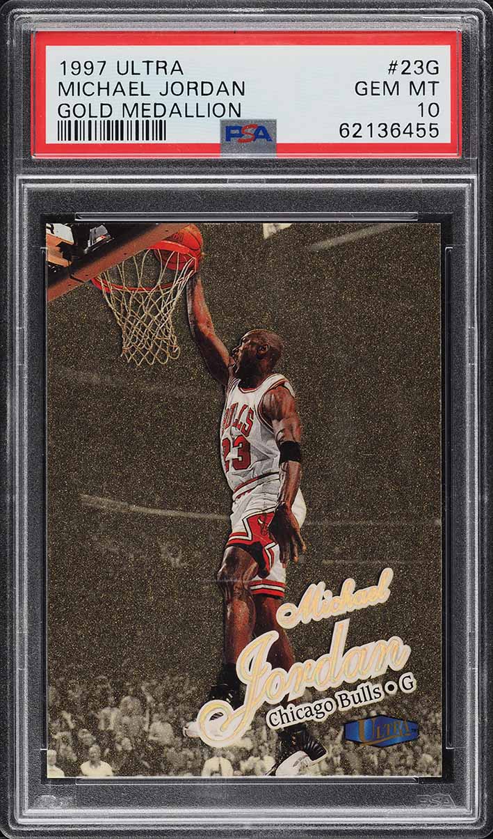 1997 Ultra Gold Medallion Michael Jordan #23G PSA 10 GEM MINT