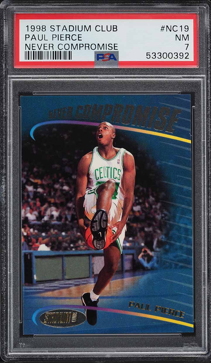 1998 Stadium Club Never Compromise Paul Pierce ROOKIE #NC19 PSA 7 NRMT