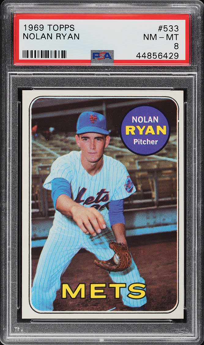 1969 Topps Nolan Ryan #533 PSA 8 NM-MT