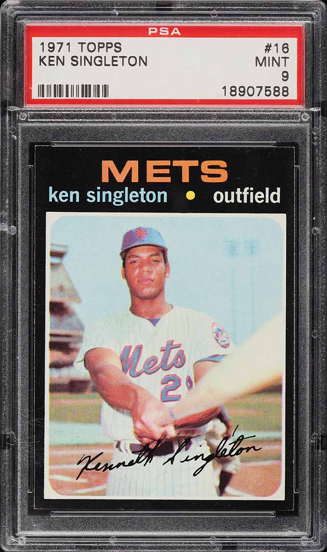 1971 Topps Ken Singleton ROOKIE #16 PSA 9 MINT