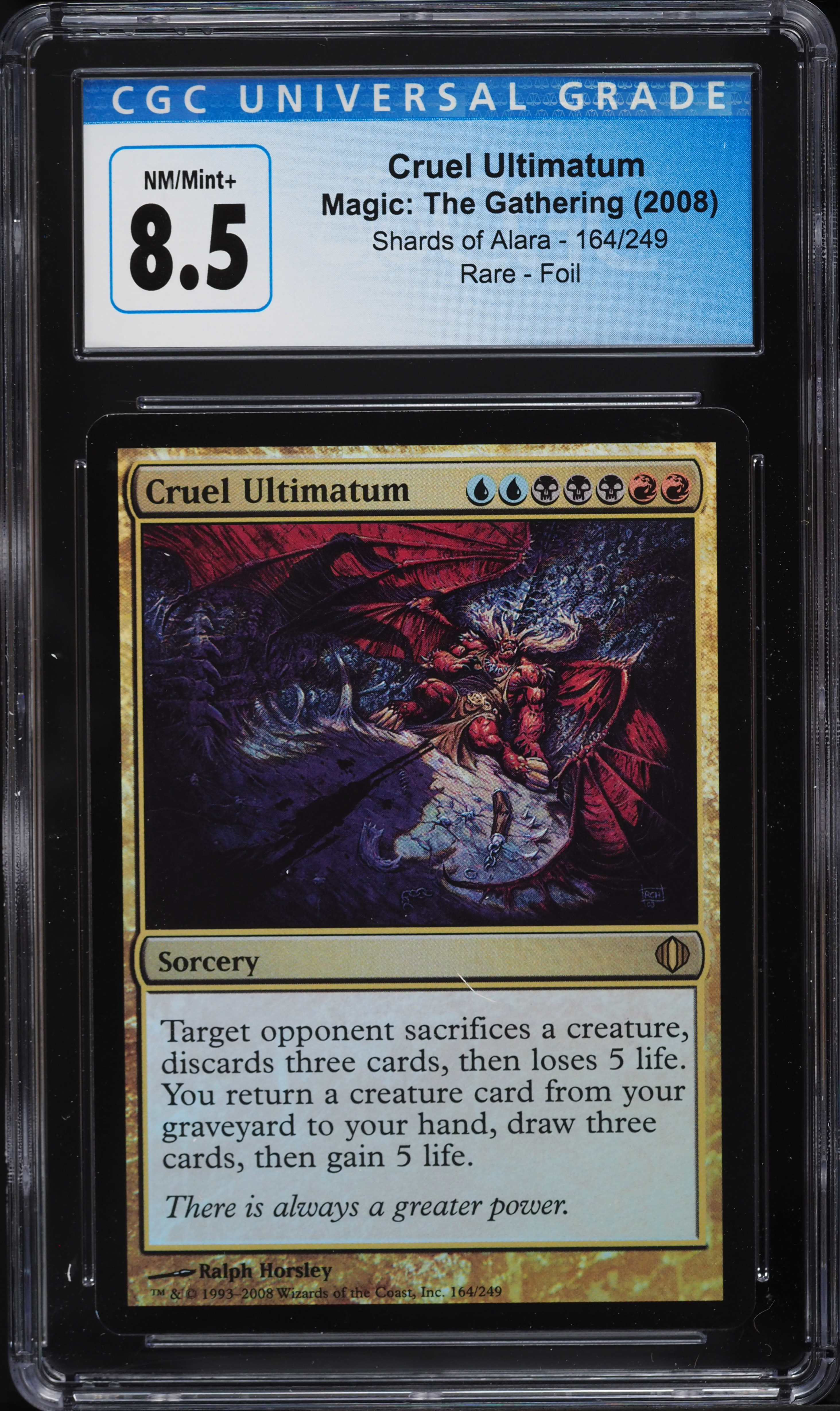 2008 Magic The Gathering MTG Shards of Alara Foil Cruel Ultimatum