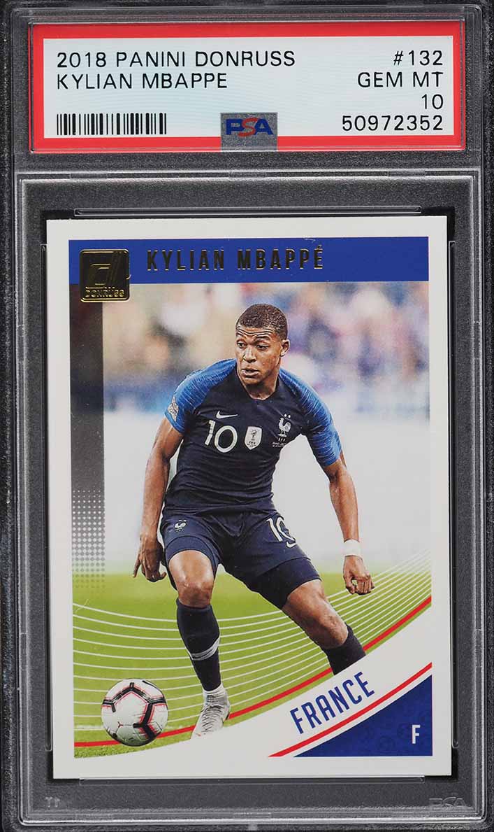 2018 PANINI PRIZM MBAPPE エムバペ RC PSA10 2018 Panini Prizm World Cup Kylian Mbappe ROOKIE #80 PSA 10 GEM