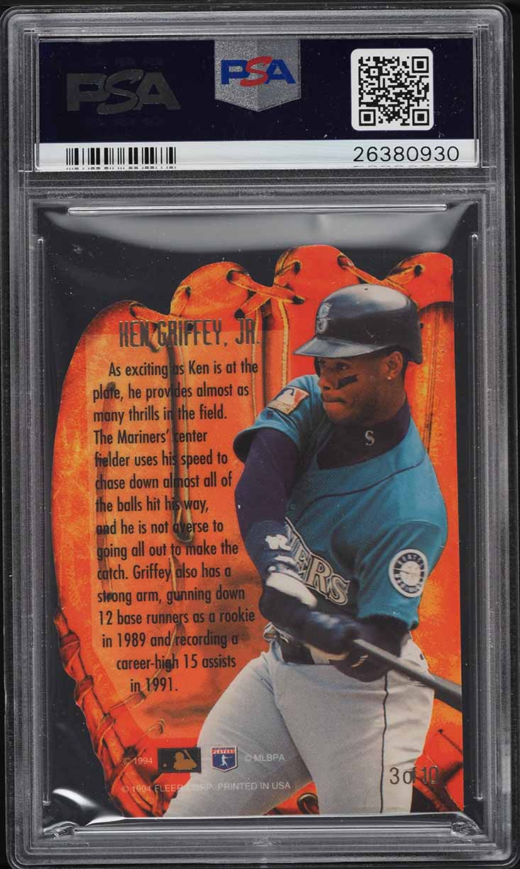 1994 Flair Hot Gloves Ken Griffey Jr. #3 PSA 10 GEM MINT