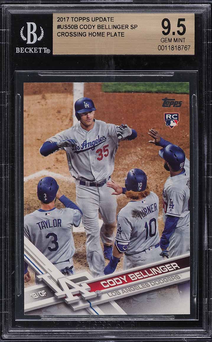 2017 Topps Update Cody Bellinger SP ROOKIE RC #US50 BGS 9.5 GEM MINT