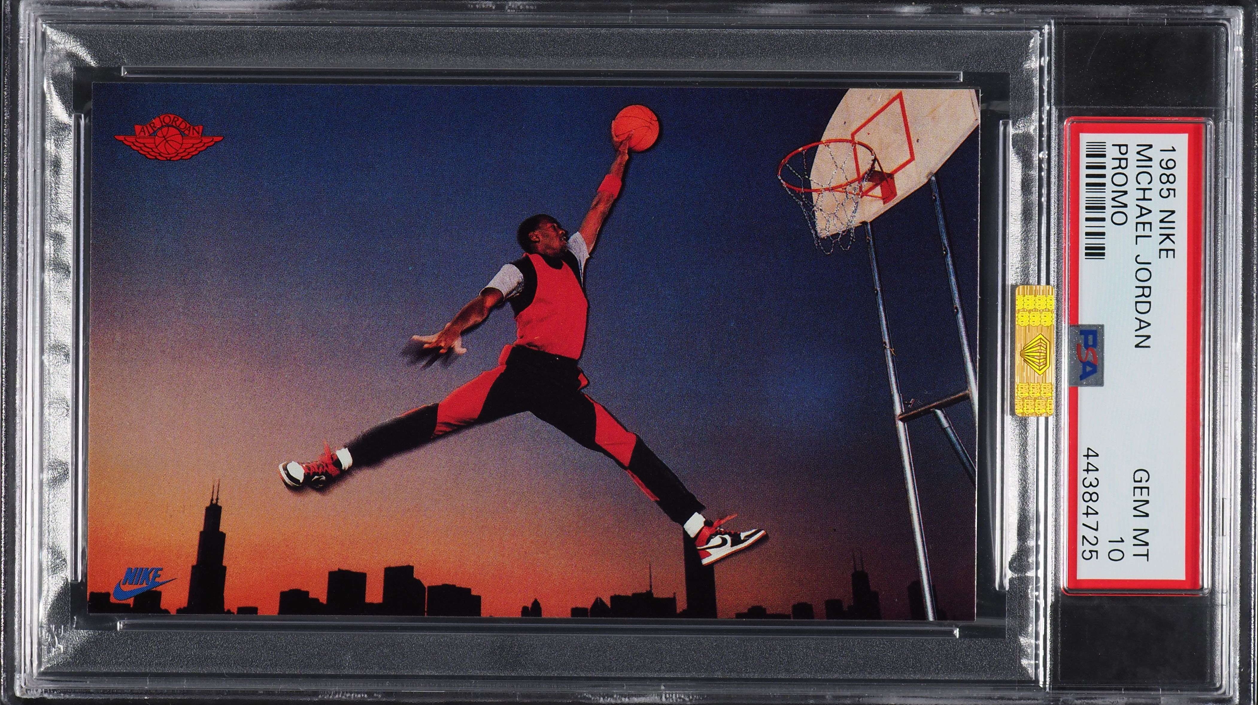 1985 Nike Promo Michael Jordan ROOKIE MBA PSA 10 GEM MINT on