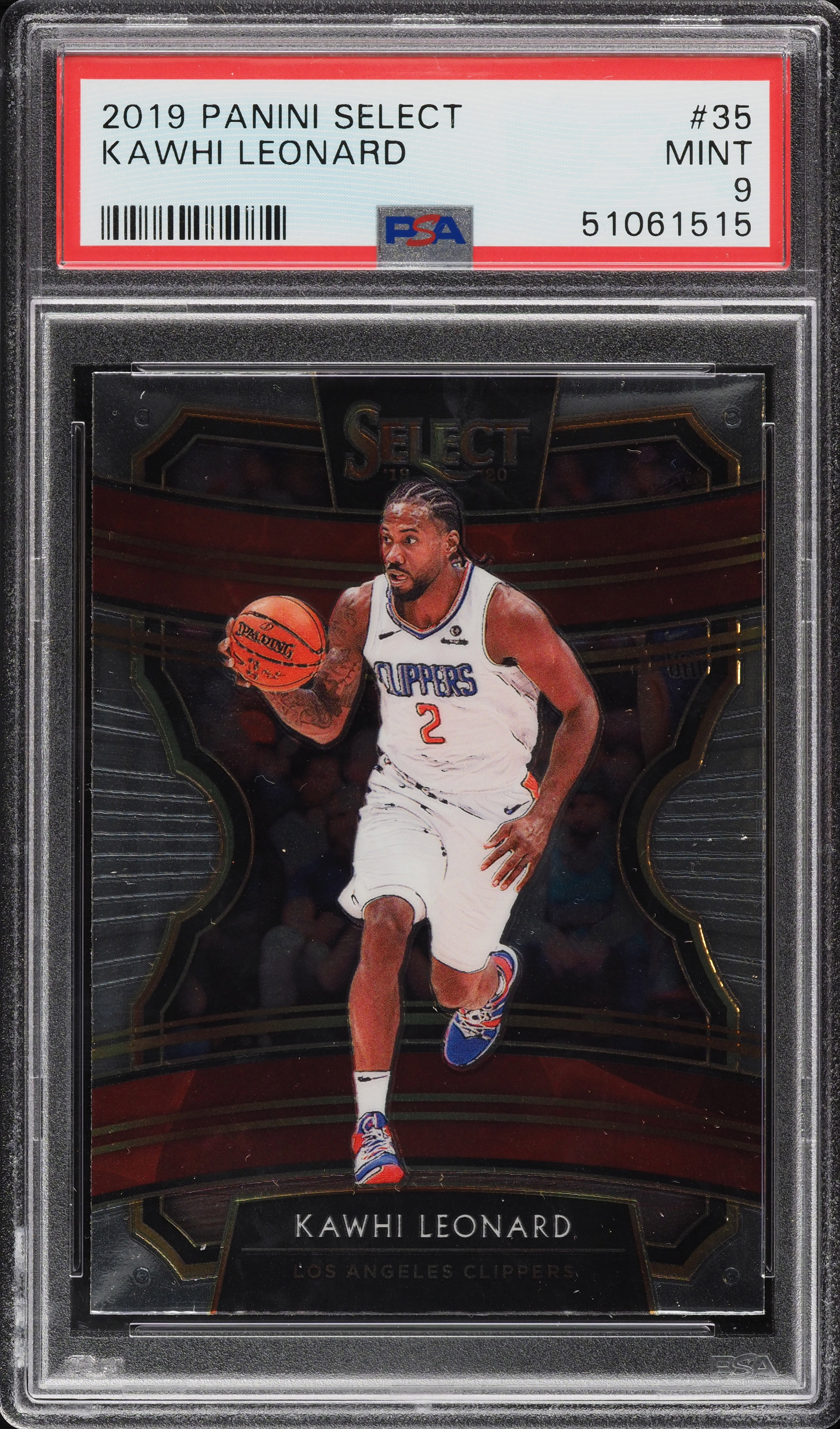 2019 Select Concourse Kawhi Leonard #35 PSA 9 MINT on Fanatics Collect