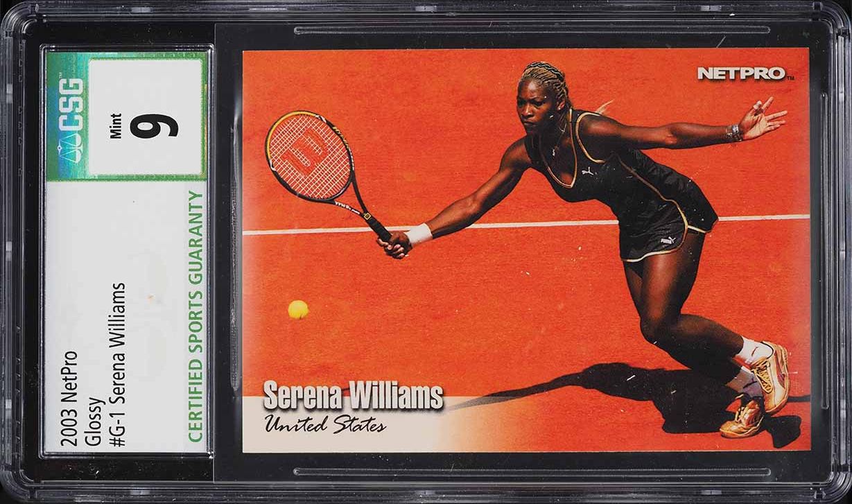 2003 Netpro Elite Glossy Serena Williams ROOKIE /100 #G2 PSA 10