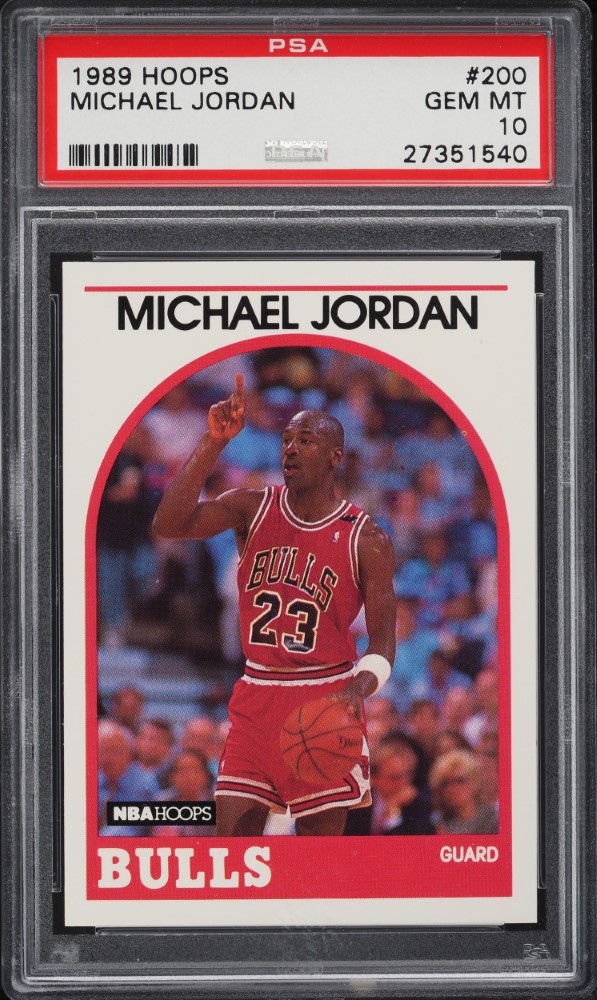 1989 Hoops Michael Jordan #200 PSA 10 GEM MINT on Fanatics Collect