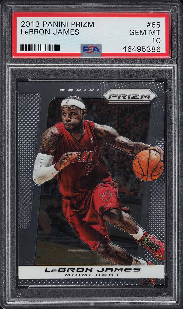2013 Panini Prizm LeBron James #65 PSA 10 GEM MINT
