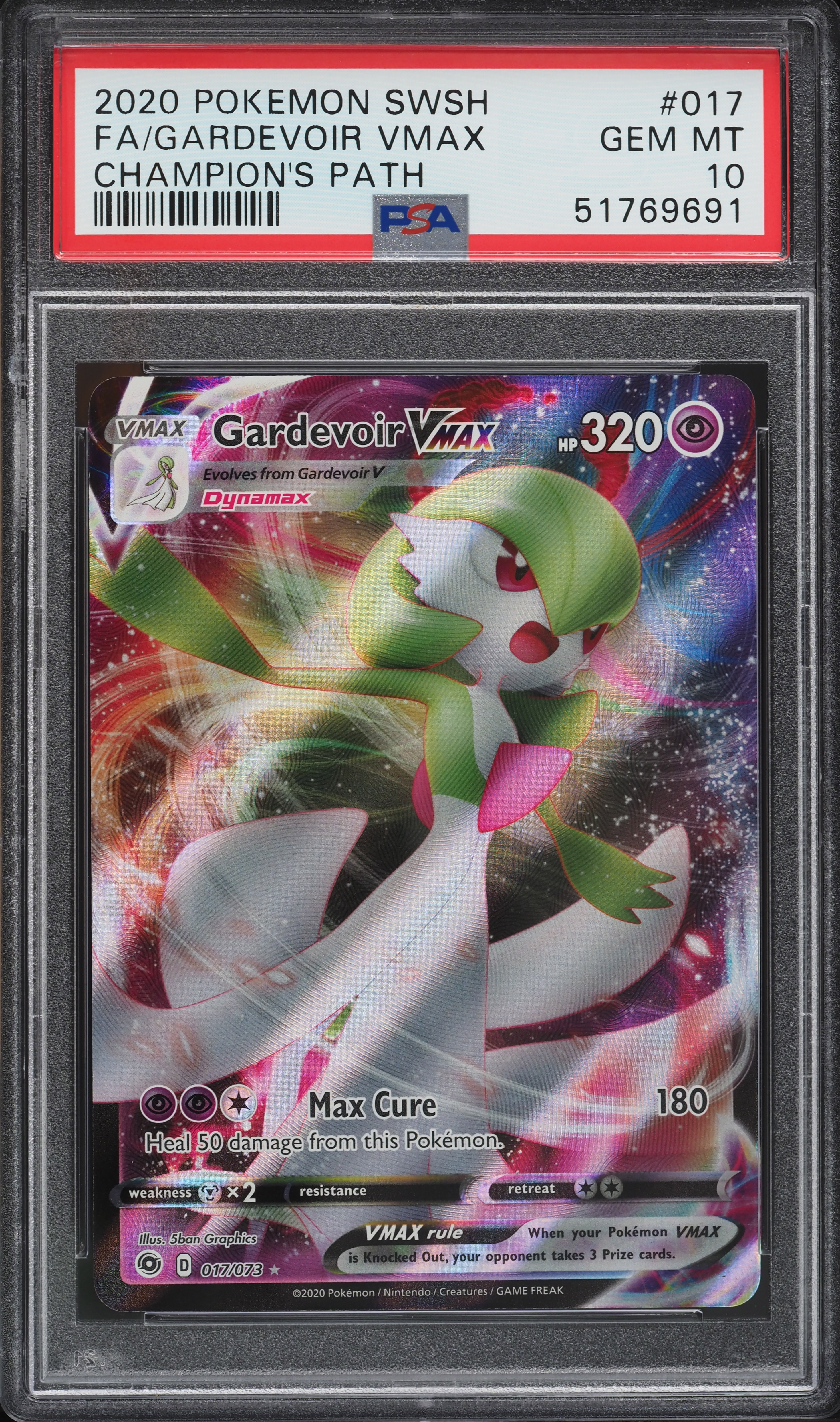 2020 Pokemon Sword & Shield Champion's Path Full Art Gardevoir