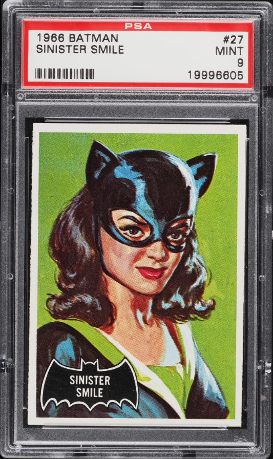 1966 Topps Batman Sinister Smile #27 PSA 9 MINT