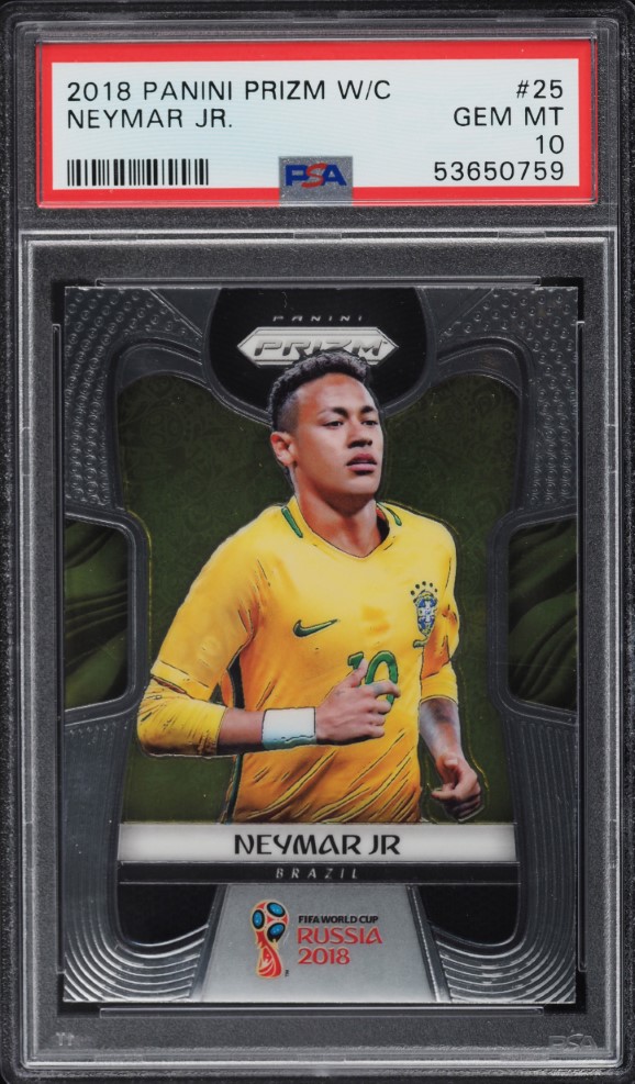2014 Panini Prizm World Cup Neymar Jr AUTO #112 PSA/DNA 10 GEM