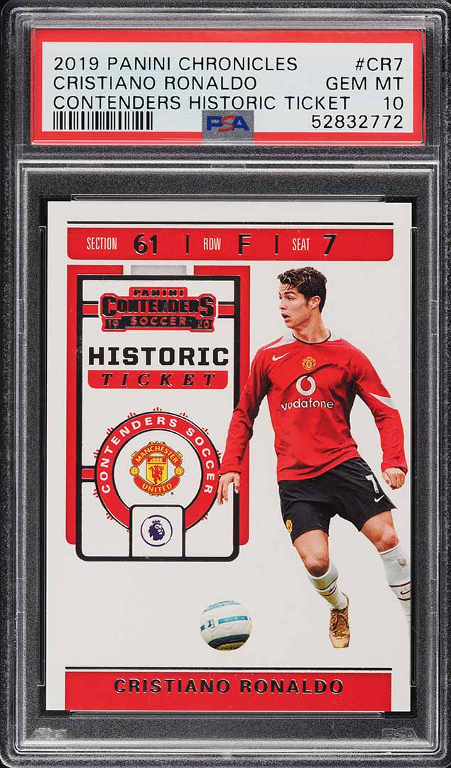 2019 Panini Chronicles Contenders Historic Ticket Cristiano