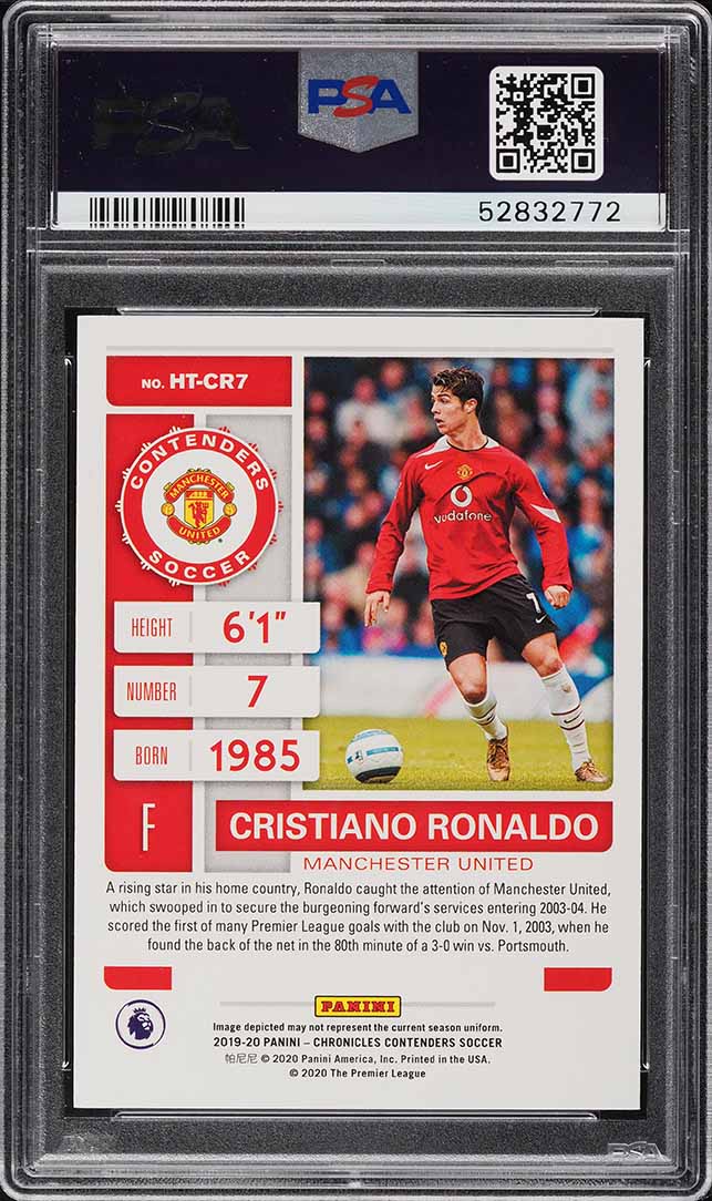 2019 Panini Chronicles Contenders Historic Ticket Cristiano