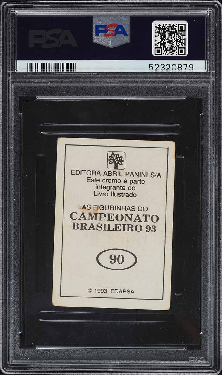 1993 Panini Abril Campeonato Brasileiro Rivaldo ROOKIE #90 PSA 2 GD